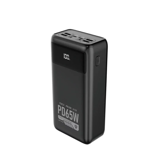 لينيس باور بانك محمول PX591D Pro بسعة 50000 مللي أمبير وشحن سريع بقوة 65 واط PD وشاشة LED رقمية - لينيس - Image 2